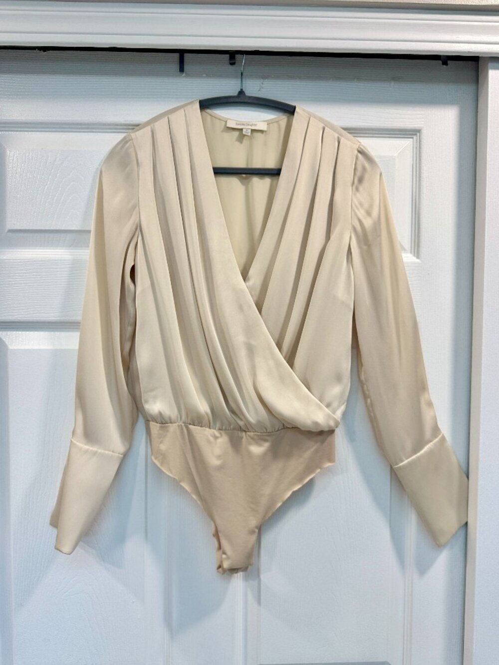 Favorite Daughter Date Night Blouse in Champaign Long Sleeve Size XS
